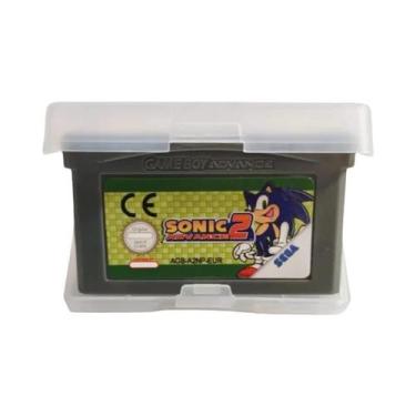 Imagem de Cartucho De Jogo Sonic the Hedgehog GBA Advance 1 2 3, Cartão De Jogo 