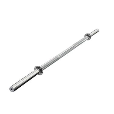 Imagem de Barra de Musculação Barra Cromada Athletic Maciça para Supino e Agachamento Cinza 180CM