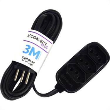 Imagem de Ext Fiolux Pl Connect 2P+T 03M Preto