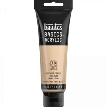 Imagem de Tinta Acrilica Liquitex Basics 118ml 434 Unbleached Titanium