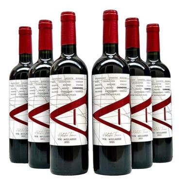 Imagem de Vinho Vik A Carmenere Chileno  Kit Com 6 Garrafas  Oferta