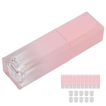 Imagem de Tubos vazios de brilho labial, recipientes vazios de brilho labial faça você mesmo durável prático e bonito plástico para amostras de lábios faça você mesmo