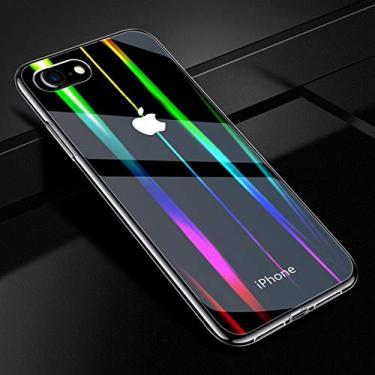 Imagem de Capa ultrafina de vidro transparente Twilight para iPhone 8 e 7 capa traseira de telefone