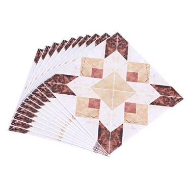 Imagem de Adesivos de piso, 10 peças adesivos de parede de piso de PVC autoadesivo 3D decalque decoração de casa 12cmx2cm fácil de aplicar apenas descascar e colar a decoração(1)