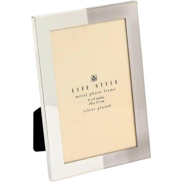 Imagem de DUETTO PORTA-RETRATOS 10X15 17x12x2cm METAL PRATA