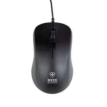 Imagem de MOUSE USB 4 BOTÕES C/SCROLL 1200DPI PRETO KE-M095