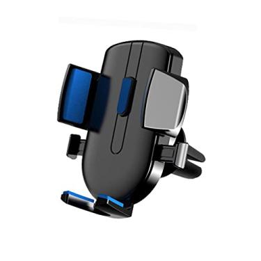 Imagem de Suporte para telefone de carro com ventosa suporte para telefone móvel suporte não magnético para carro, tipo de ventilação de ar azul