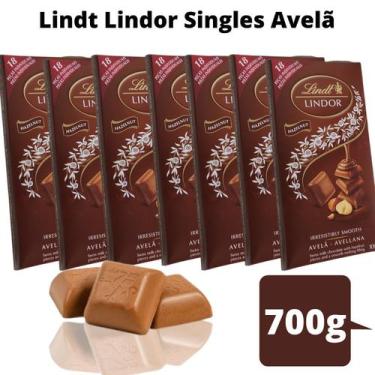 Imagem de Chocolate Lindt  Lindor Singles Avelã 100G Kit Com 7