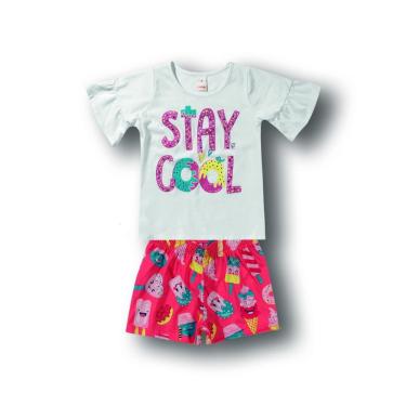 Imagem de Conjunto Infantil Stay Cool Branco- Marisol Play