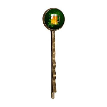 Imagem de Beer Ireland St.Patrick's Day Retro Metal Hair Bobby Pin Headwear