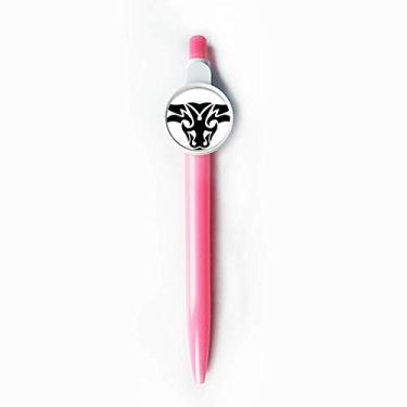 Imagem de Caneta retrátil azul com símbolo do zodíaco Taurus da Constellation