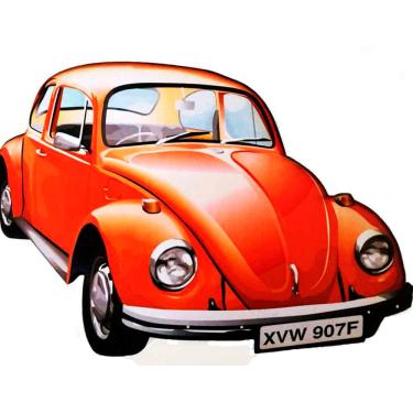 Imagem de Placa MDF Fusca