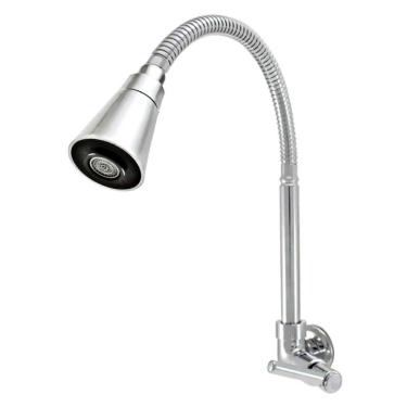 Imagem de Torneira Cozinha Parede Gourmet Cônico Cromado C-72