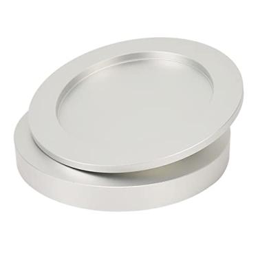 Imagem de Suportes de Alto-falante de Mesa, Suporte de Alto-falante de ângulo de Silicone Antivibração, Rotação de 360° Suporte de Alto-falante Ajustável para HomePod 2 (Prata)