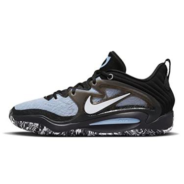 Imagem de Nike KD15 Branco/Preto/Royal Tint Tênis de basquete masculino DC1975-101, Preto, 41