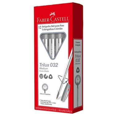 Imagem de TRILUX COLORS PRATA - CARTUCHO C/12 UNI., Faber-Castell, 032/CHA, MISTA, pacote de 12