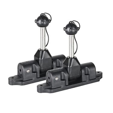 Imagem de Segolike 1 par de suporte universal de remos para amarração com cadeado de apoio, bote inflável, acessórios para canoa de caiaque