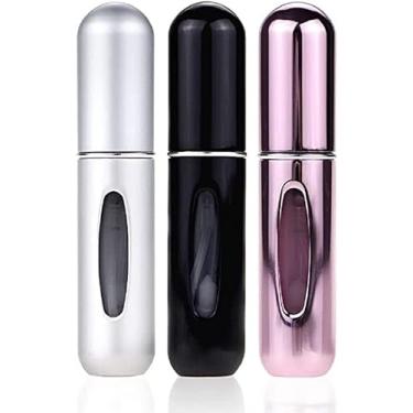 Imagem de KIT 3 Mini frasco portátil de atomizador de perfume recarregável, frasco de perfume atomizador, spray de perfume recarregável