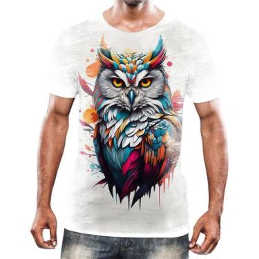 Imagem de Camiseta Camisa Animais Corujas Misticas Aves Noturnas Hd 17 - Enjoy S