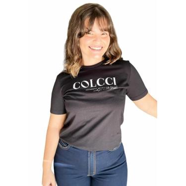 Imagem de Camiseta Tshirt Feminina Colcci - Preto Preto GG-Feminino