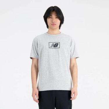 Imagem de Camiseta New Balance Essentials Logo Masculina-Masculino