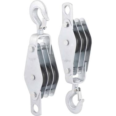 Imagem de Moitão/cadernal 60 mm com 3 roldanas VONDER