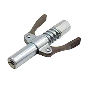 Imagem de Ioensy Acoplador de graxa durável de travamento rápido em aço para graxa de pressão de autotravamento Bocal de graxa manual para veículo acessório de encaixe, Bocal de graxa