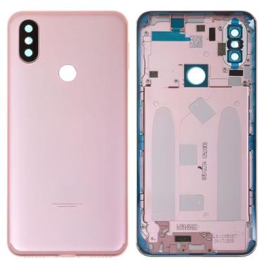 Imagem de Peças de reparo de substituição da capa da bateria da caixa traseira compatíveis com Xiaomi Mi 6X, Mi A2, (rosa, M1804D2SG, M1804D2SI)