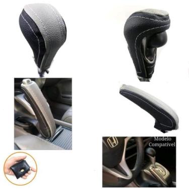 Imagem de Proteção Capa manopla do cambio e alavanca Freio de mão Honda Civic Lx