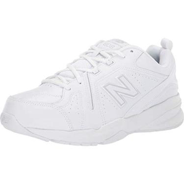 Imagem de New Balance Tênis masculino 608 V5 Cross Trainer, Branco/Branco, 12.5 X-Wide