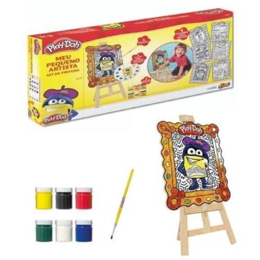 Imagem de Playdoh Meu Pequeno Artista Kit De Pintura 80059 - Fun