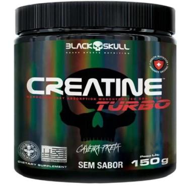 Imagem de Creatina turbo black skull 150g  -  sem sabor - BLACKSKULL