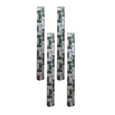 Imagem de 4 Rolos Adesivo Parede Efeito Visual 3D 45cmX5m PVC Vinil - Inter.P