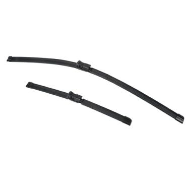 Imagem de X AUTOHAUX 1 par de lâminas de limpador de para-brisas dianteiras de 66 cm + 35,5 cm para Fiat 500X 2014-2023 limpador de para-brisas OE conjunto de substituição All-Seasons Top-Lock, não gancho J/U