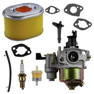 Imagem de HAUERTZX Kit de vela de ignição de filtro de carburador para 6,5hp Predator 196cc 212cc GX160 GX200 CT200U BT200X RB200 Trail 200 Baja Massimo MB200 MB165 KT196 TrailMaster OHV Motor Mini Bike Go Kart