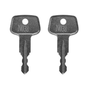 Imagem de Screw Man Chave de substituição de rack de carro N038 (2 peças) serve para suportes de teto Thule, trilhos, caixa de carga, transportadores, barras transversais, transportadores de carga no teto