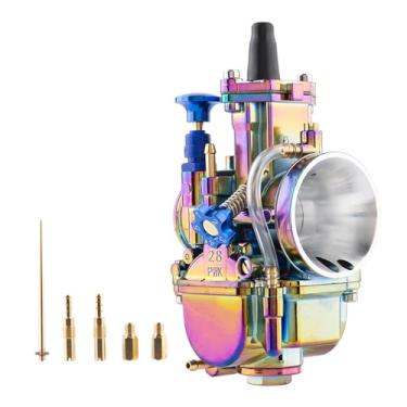 Imagem de PWK Carburador de 28 mm alto desempenho 2 tempos 4 tempos carburador de motor para 75cc-125cc Dirt Pit Bike Mini Bike Motocross ATV Scooter