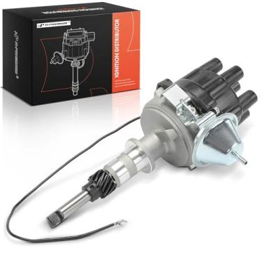 Imagem de A-Premium Distribuidor de ignição com tampa e rotor compatível com Chevrolet Malibu, Impala, Camaro, Suburban, Chevelle, Blazer, Caprice & GMC & Buick & Checker & Oldsmobile & Pontiac & Studebaker