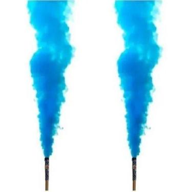 Imagem de Kit C/ 2 - Fumaça Colorida Chá Revelação Bastão 20mm - Lider / Caruaru