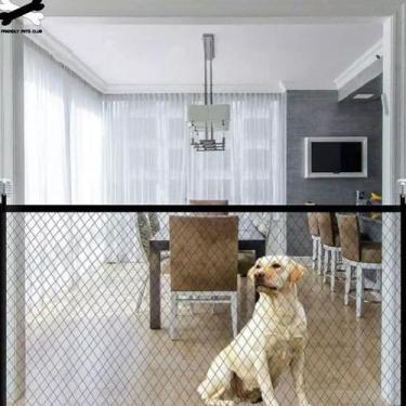 Imagem de Tela Pet de Proteção Para Cachorro De Porta Casa Gato Cao Bebe nylon p