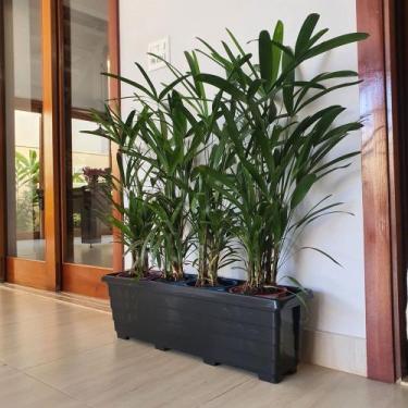 Imagem de Floreira Para Plantas Jardineira de Chão 80cm - Goyama, Preto