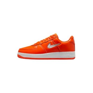 Imagem de Nike T nis de basquete masculino Air Force 1 '07 An20, Laranja (Safety Orange/Summit White), 8.5