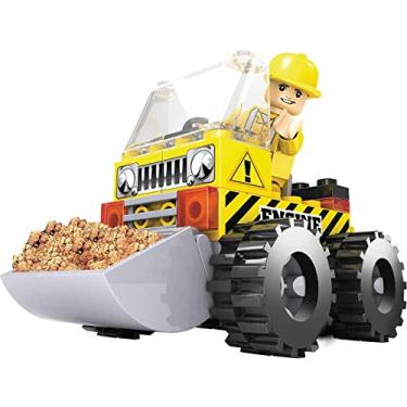 Imagem de Blocos de Montar Cidade em Obras Mini Patrola 60 peças Xalingo