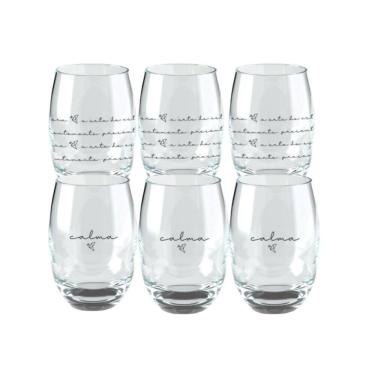 Imagem de Jogo De Copo Sentido Aruba Calma Nadir 465ml - Kit 6 Peças