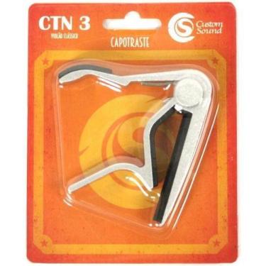 Imagem de Capotraste Colors Para Violão Nylon Prata - Ctn 3 - Dolphin
