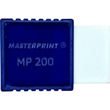 Imagem de Borracha Branca MP-200 com Capa Azul - Caixa com 24 Unidades - Masterp