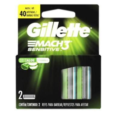 Imagem de Carga Mach 3 Sensitive  Com 2 Cartuchos - Gillette
