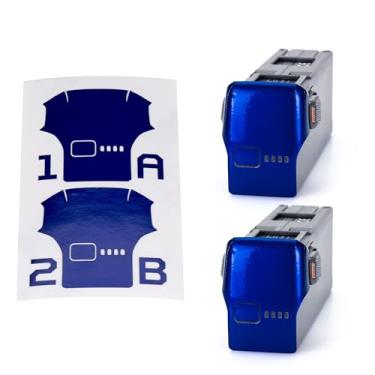 Imagem de WRAPGRADE Adesivos compatíveis com DJI Avata 2 duas baterias (azul estratosfera)