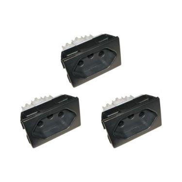 Imagem de Kit C/3 - Tomada De Painel Garra Plastica Com Borne Steck...