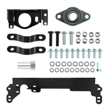 Imagem de maXpeedingrods Suporte de caixa de direção com kit de rolamento flangeado para Jeep Cherokee XJ 1984-2001